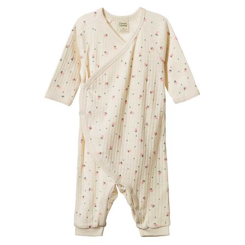 Nature Baby Kimono Stretch & Grow Pointelle